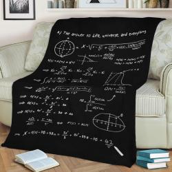 The Hitchhikers Guide To Fleece Throw Blanket Meaningful Gift For Halloween Christmas