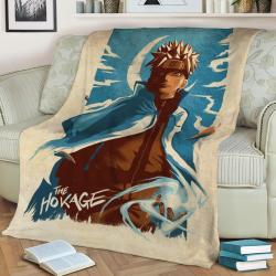 The Hokage Fleece Throw Blanket Meaningful Gift For Halloween Christmas