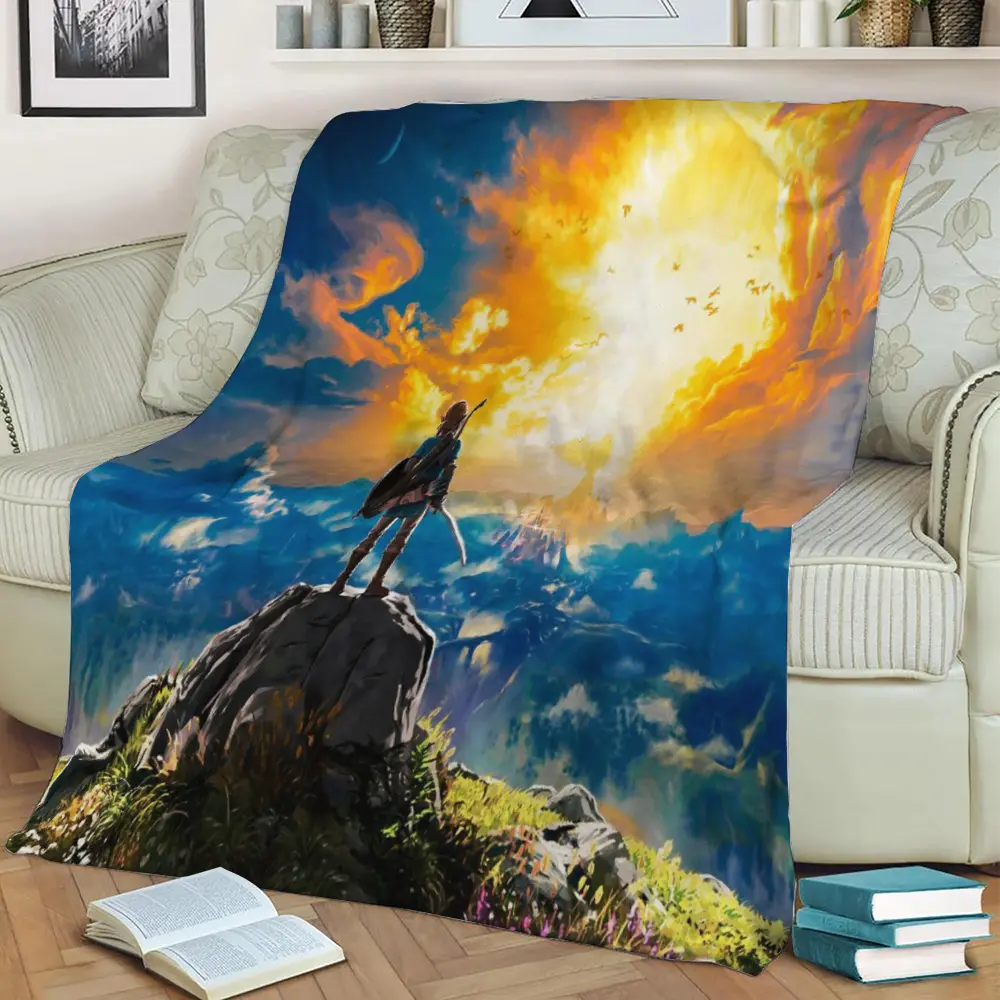 The Legend Of Zelda Fleece Throw Blanket Meaningful Gift For Halloween Christmas