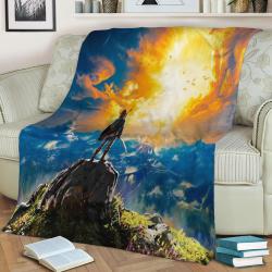 The Legend Of Zelda Fleece Throw Blanket Meaningful Gift For Halloween Christmas
