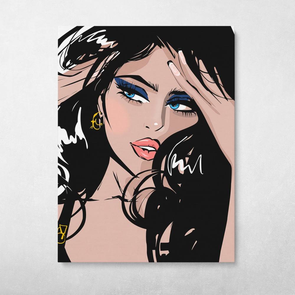 The Nasreen Wall Art Canvas Meaning Gift For Birthday Christmas Halloween
