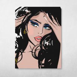 The Nasreen Wall Art Canvas Meaning Gift For Birthday Christmas Halloween