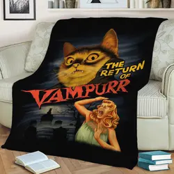 The Return Of Vampurr Fleece Throw Blanket Meaningful Gift For Halloween Christmas
