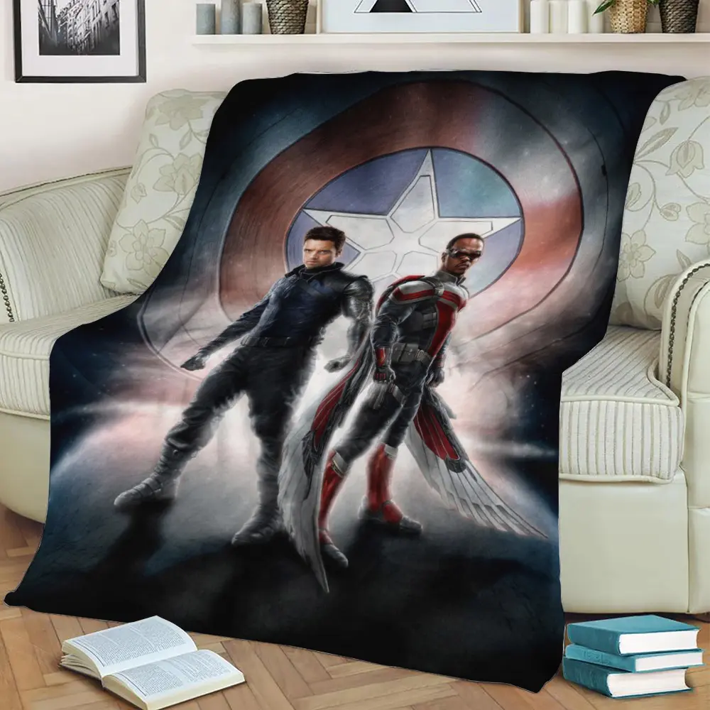The Shield Fleece Throw Blanket Meaningful Gift For Halloween Christmas