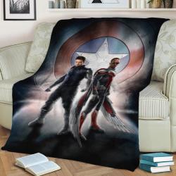 The Shield Fleece Throw Blanket Meaningful Gift For Halloween Christmas