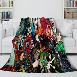 The Suicide Squad Harley Quinn Flannel Fleece Throw Cosplay Blanket Meaningful Gift For Halloween Christmas