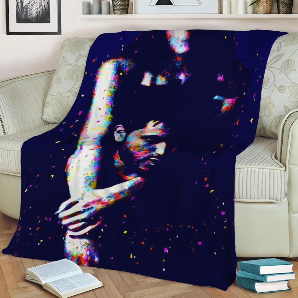 The Weeknd Trilogy Fleece Throw Blanket Meaningful Gift For Halloween Christmas