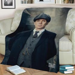 Thomas Shelby Fleece Throw Blanket Meaningful Gift For Halloween Christmas