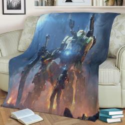 Titanfall 2 Fleece Throw Blanket Meaningful Gift For Halloween Christmas