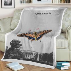 To Pimp A Butterfly Fleece Throw Blanket Meaningful Gift For Halloween Christmas