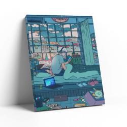 Rainy Day Morning Wall Art Canvas Christmas Gift For Son Daughter