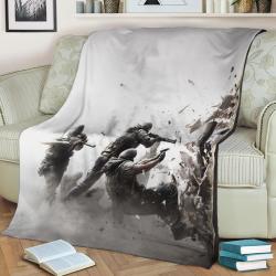 Tom Clancys Rss Terrorist Fleece Throw Blanket Meaningful Gift For Halloween Christmas