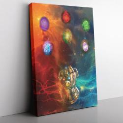 Trippy Cosmic Infinity Stones Marvel Canvas Print Wall Art Canvas Christmas Gift For Son Daughter