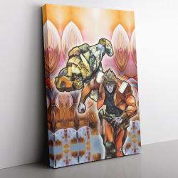 Trippy Dio Jojo’s Bizarre Adventure Canvas Print Wall Art Canvas Christmas Gift For Son Daughter