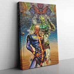 Trippy Enrico Pucci C-Moon Jojo’s Bizarre Adventure Canvas Print Wall Art Canvas Christmas Gift For Son Daughter
