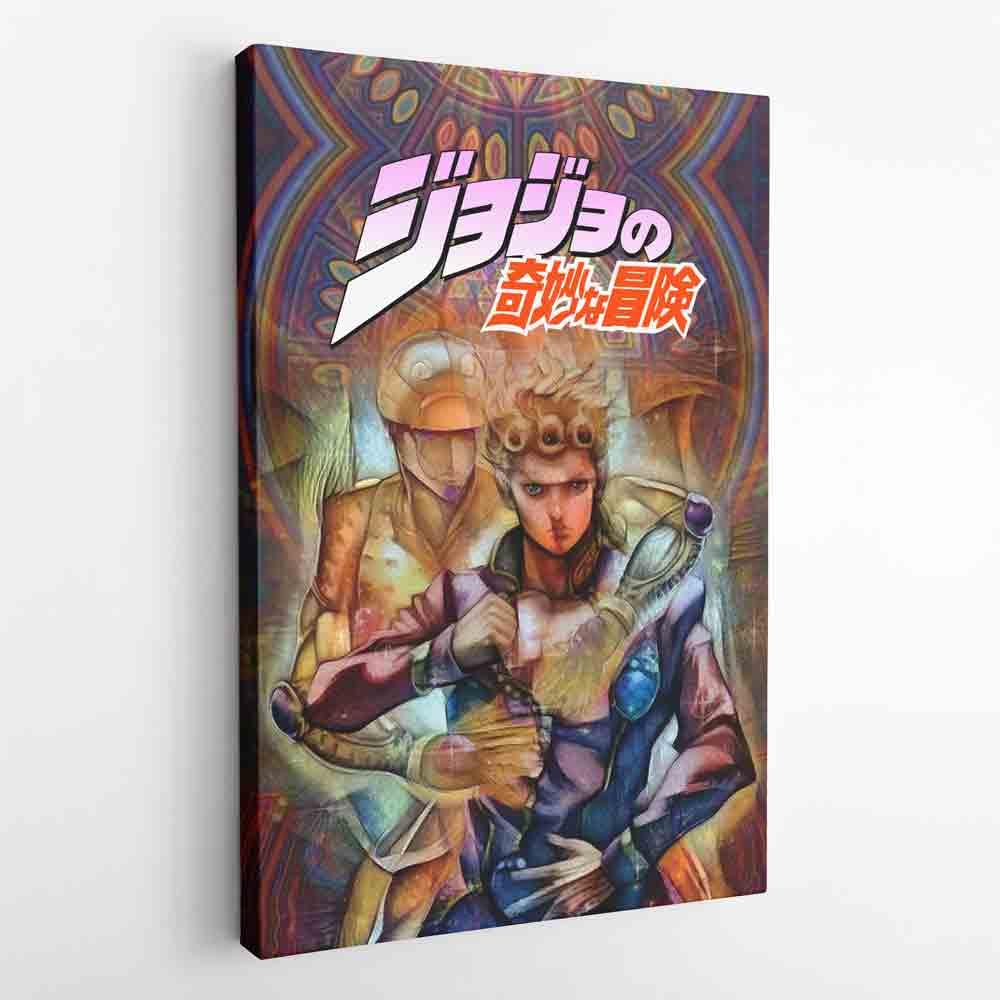 Trippy Giorno Giovanna Golden Wind Jojo’s Bizarre Adventure Canvas Print Wall Art Canvas Christmas Gift For Son Daughter