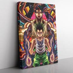 Trippy Gon Freecss Hunter X Hunter Canvas Print Wall Art Canvas Christmas Gift For Son Daughter