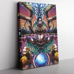Trippy Jinx Arcane League of Legends Vertical Canvas Print Wall Art Canvas Christmas Gift For Son Daughter