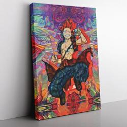Trippy Kirishima Red Riot My Hero Academia Canvas Print Wall Art Canvas Christmas Gift For Son Daughter