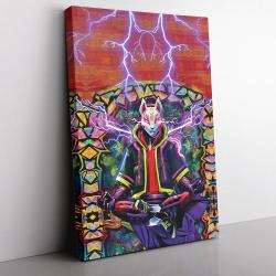 Trippy Kitsune Drift Mask Fortnite Canvas Print Wall Art Canvas Christmas Gift For Son Daughter
