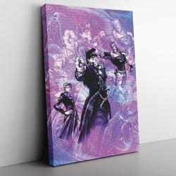 Trippy Lucid Stardust Crusaders Jojo’s Bizarre Adventure Canvas Print Wall Art Canvas Christmas Gift For Son Daughter