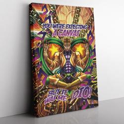 Trippy Medidating Dio It Was Me JoJo’s Bizarre Adventure Canvas Print Wall Art Canvas Christmas Gift For Son Daughter