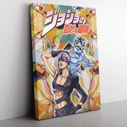 Trippy Melone Babyhead Jojo’s Bizarre Adventure Canvas Print Wall Art Canvas Christmas Gift For Son Daughter