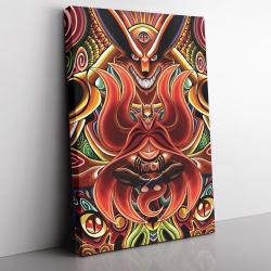 Trippy Naruto Baryon Mode Boruto Vertical Canvas Print Wall Art Canvas Christmas Gift For Son Daughter