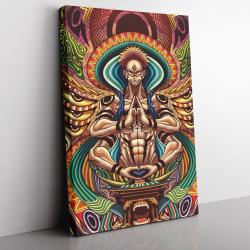 Trippy Ryomen Sukuna Jujutsu Kaisen Vertical Canvas Print Wall Art Canvas Christmas Gift For Son Daughter