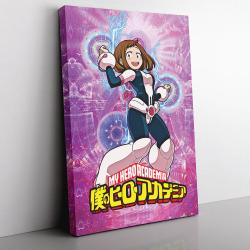 Trippy Uraraka Ochako My Hero Academia Canvas Print Wall Art Canvas Christmas Gift For Son Daughter