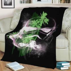 Tropical Fleece Throw Blanket Meaningful Gift For Halloween Christmas