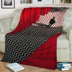 Twin Peaks Fleece Throw Blanket Meaningful Gift For Halloween Christmas