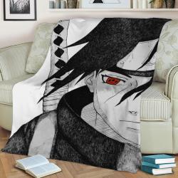 Uchiha Itachi Anbu Fleece Throw Blanket Meaningful Gift For Halloween Christmas
