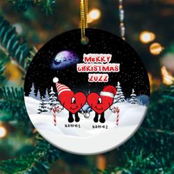 Un Vareno Sin Ti Bad Bunny Christmas Couple Ornament Perfect And Unique Gifts For Family On Christmas