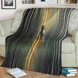 Universal Loop Fleece Throw Blanket Meaningful Gift For Halloween Christmas