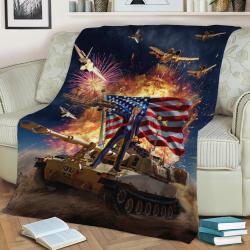 Usa President Donald Trump Fleece Throw Blanket Meaningful Gift For Halloween Christmas