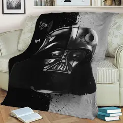 Vader Startrooper Fleece Throw Blanket Meaningful Gift For Halloween Christmas