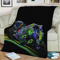 Valentino Rossi 2019 Fleece Throw Blanket Meaningful Gift For Halloween Christmas