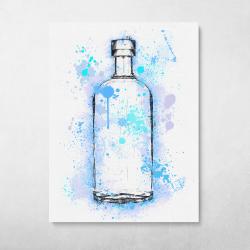Vodka Splatter Wall Art Canvas Meaning Gift For Birthday Christmas