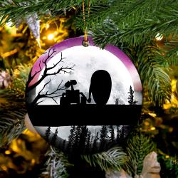 Wall E Moon Night Mica Ornament Perfect Gift For Holiday Perfect And Unique Gifts For Family On Christmas