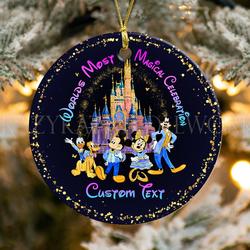 Walt Disney 50th Anniversary Christmas Ornament Perfect And Unique Gifts For Family On Christmas