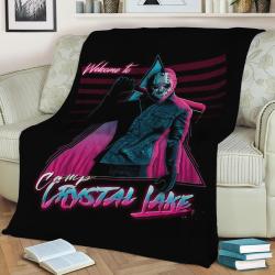 Welcome To Crystal Lake Fleece Throw Blanket Meaningful Gift For Halloween Christmas