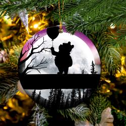 Winnie The Pooh Moon Night Mica Ornament Perfect Gift For Holiday Perfect And Unique Gifts For Family On Christmas