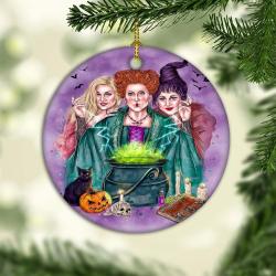 Witches Cute Halloween Sanderson Sisters 2022 Ornament Perfect And Unique Gifts For Family On Christmas