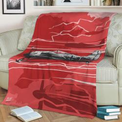 Wulf Fleece Throw Blanket Meaningful Gift For Halloween Christmas