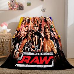 Wwe World Wrestling Entertainment Cosplay Flannel Fleece Throw Blanket Meaningful Gift For Halloween Christmas
