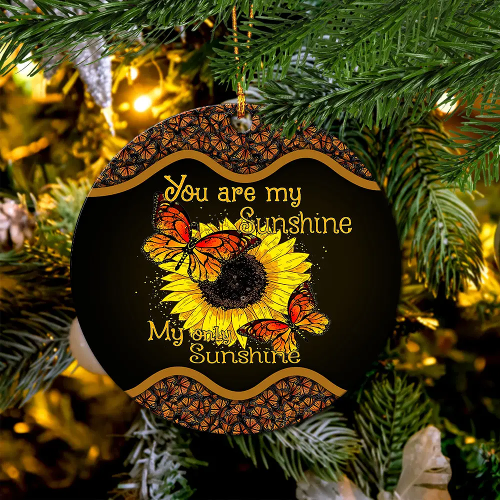 You Are My Sunshine My Only Sunshine Mica Ornament Perfect Gift For Holiday Perfect And Unique Gifts For Family On Christmas