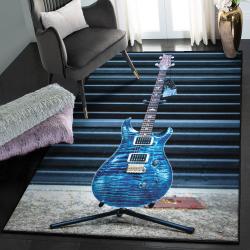 Acoustic electric Guitar Non Shedding 2 Area Rug, Guitar Rug