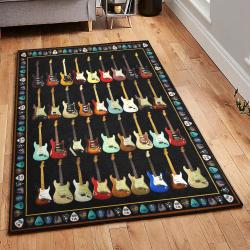 Acoustic Guitar Carpets For Living Room, Guitar Guitar Lover Rug
