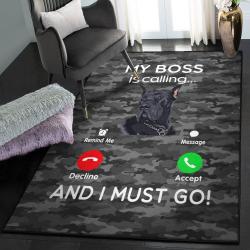 Administrator Area Rugs For Living Room, Great Dane My Boss Is Calling GS CL Rug